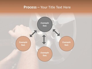 Man Person Garage PowerPoint Template