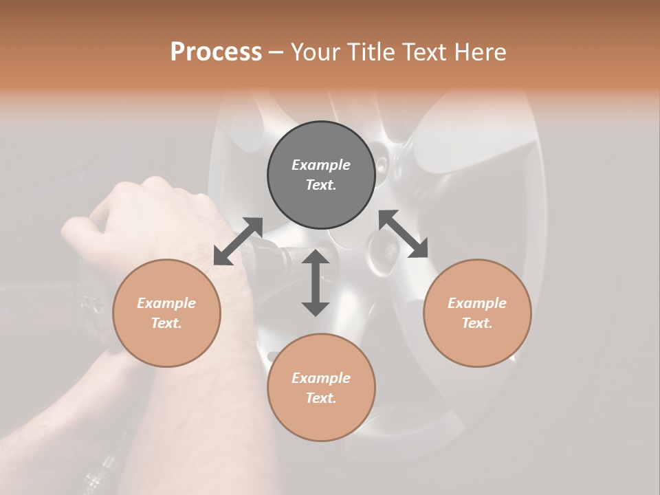 Man Person Garage PowerPoint Template