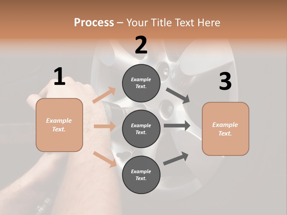 Man Person Garage PowerPoint Template