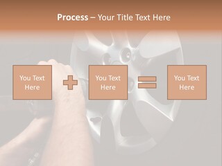Man Person Garage PowerPoint Template