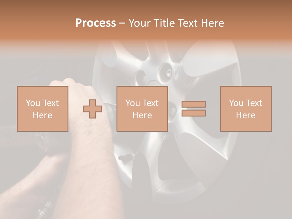 Man Person Garage PowerPoint Template