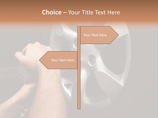 Man Person Garage PowerPoint Template