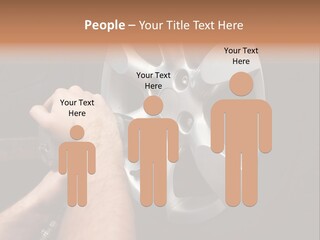 Man Person Garage PowerPoint Template