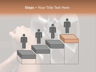 Man Person Garage PowerPoint Template