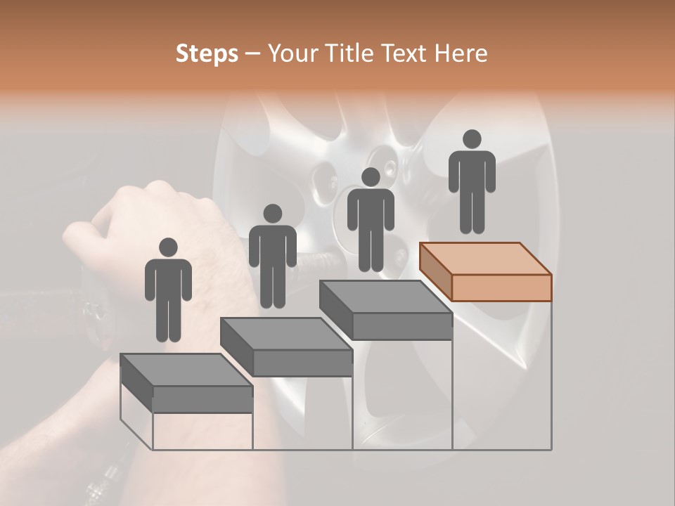 Man Person Garage PowerPoint Template