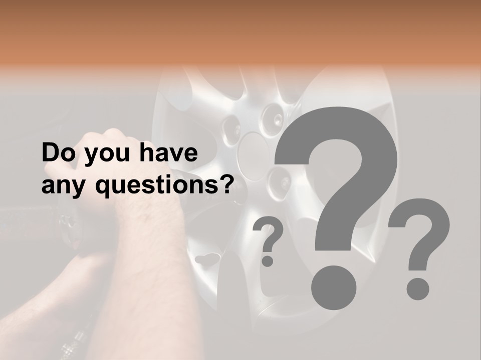 Man Person Garage PowerPoint Template