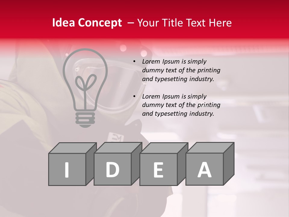 Forensic Anti Helmet PowerPoint Template