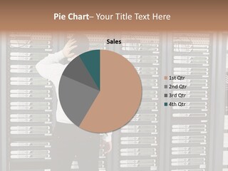 Technology Caucasian Control PowerPoint Template