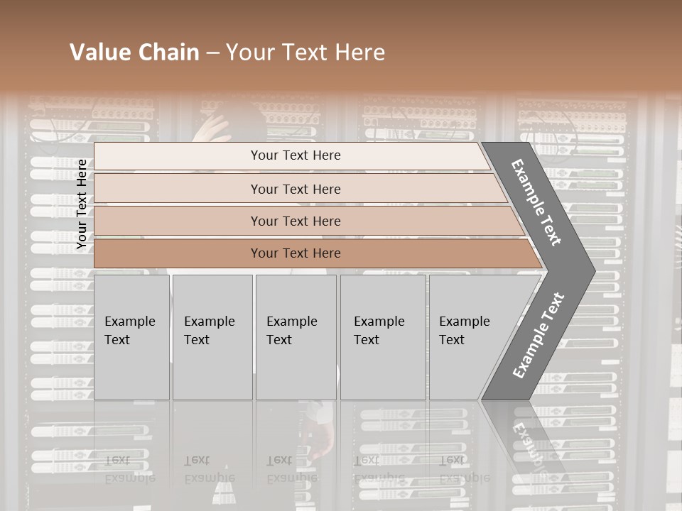 Technology Caucasian Control PowerPoint Template