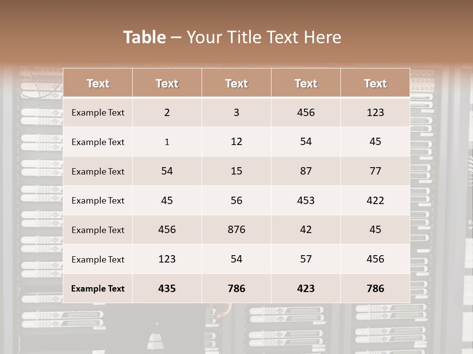 Technology Caucasian Control PowerPoint Template