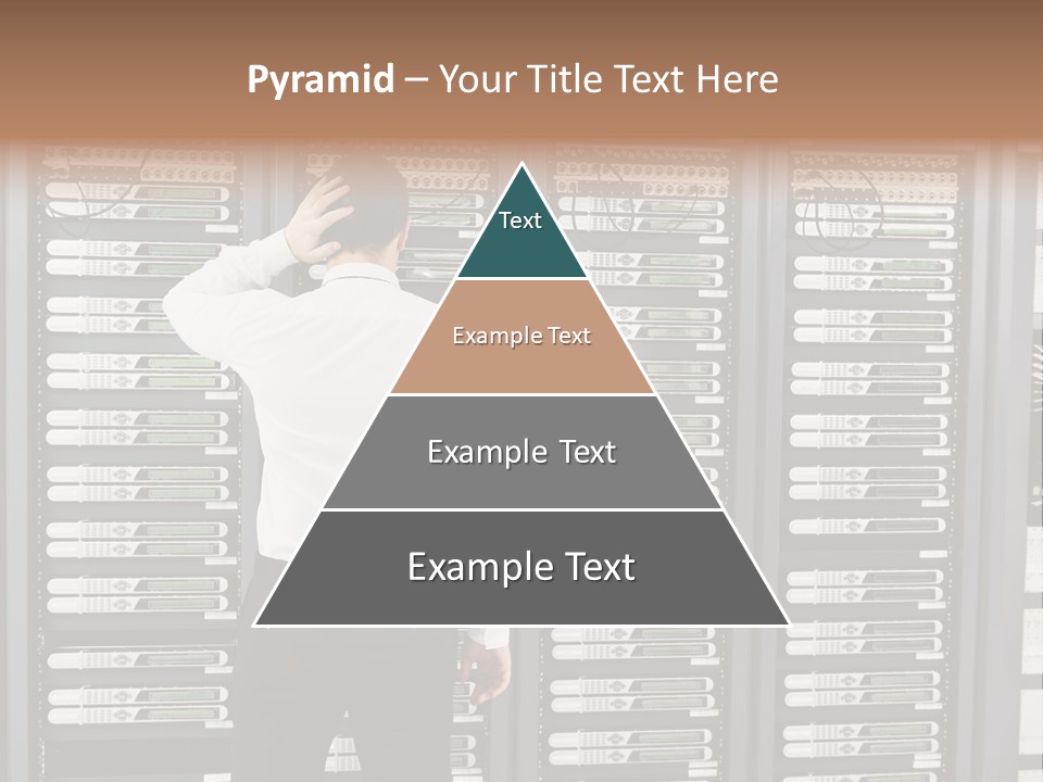 Technology Caucasian Control PowerPoint Template