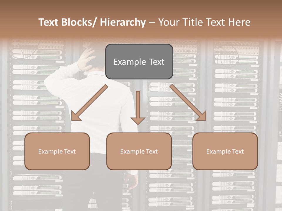 Technology Caucasian Control PowerPoint Template