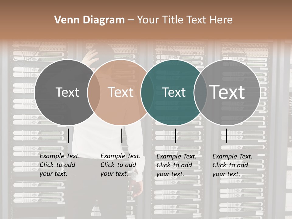 Technology Caucasian Control PowerPoint Template