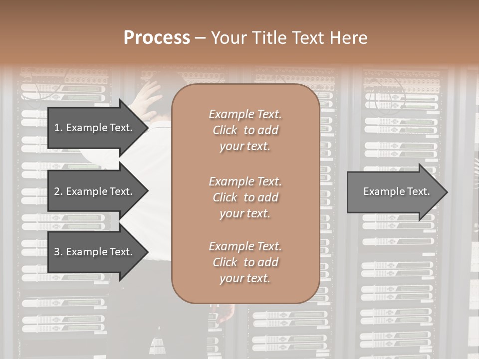 Technology Caucasian Control PowerPoint Template