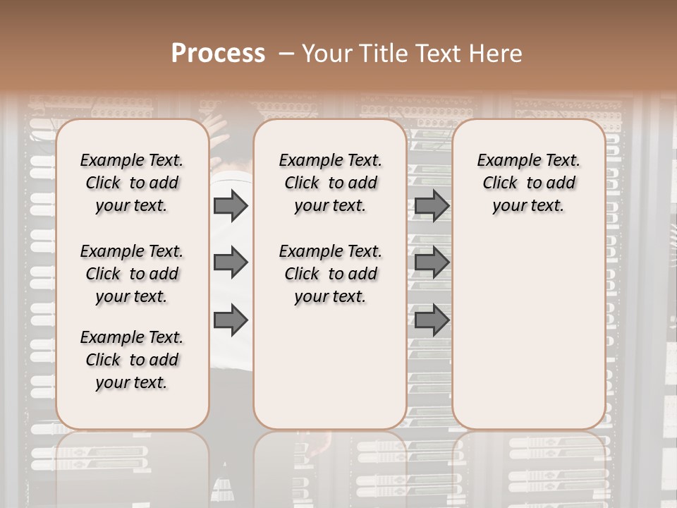 Technology Caucasian Control PowerPoint Template