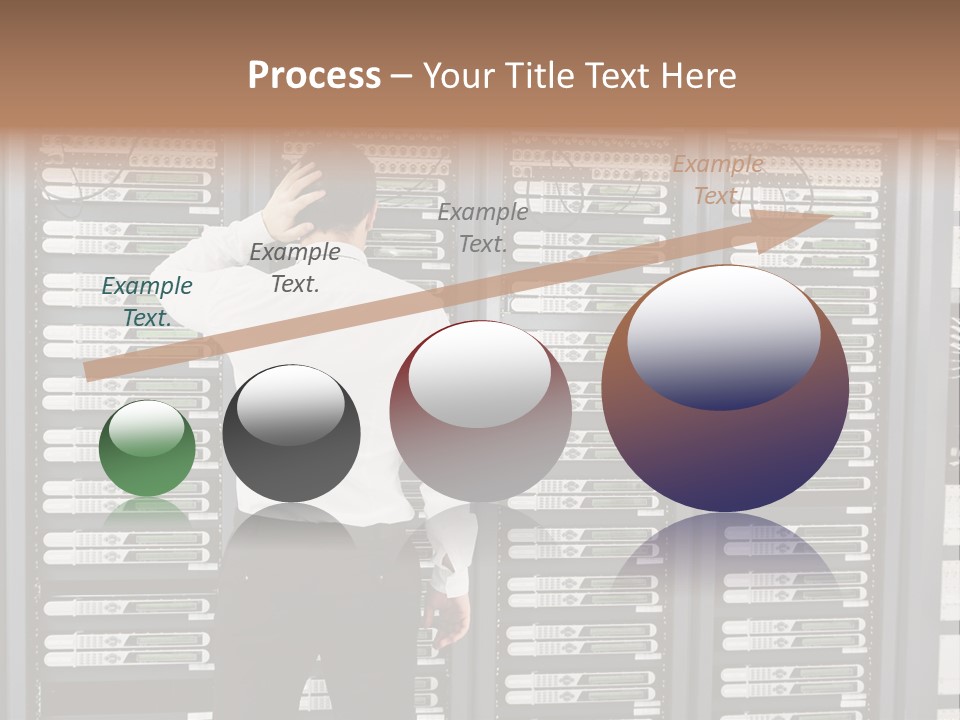 Technology Caucasian Control PowerPoint Template