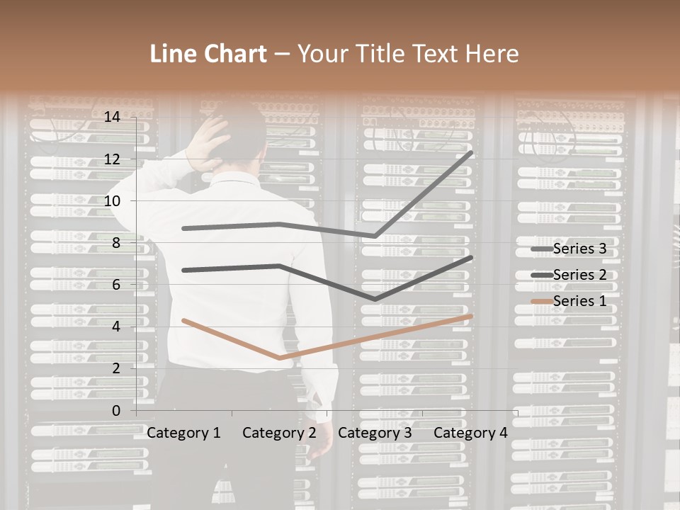 Technology Caucasian Control PowerPoint Template