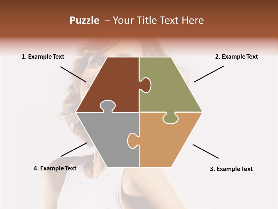 Smile Closeup Makeup PowerPoint Template