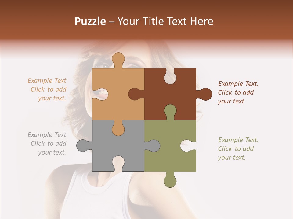 Smile Closeup Makeup PowerPoint Template