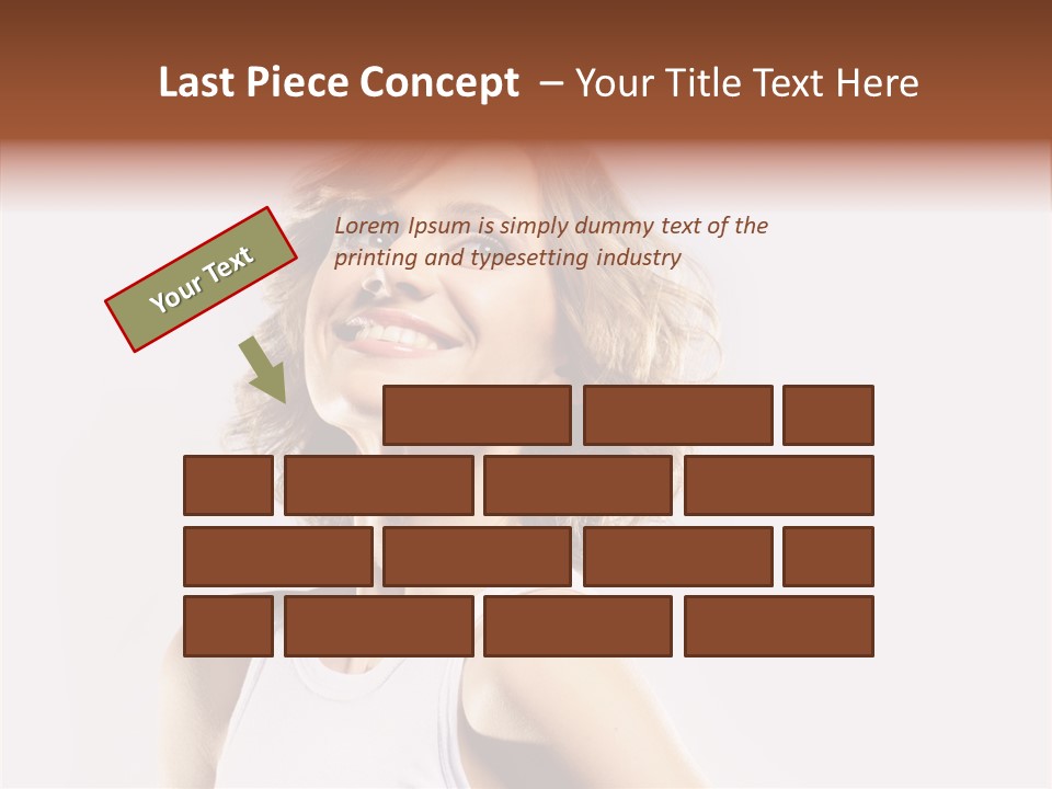 Smile Closeup Makeup PowerPoint Template