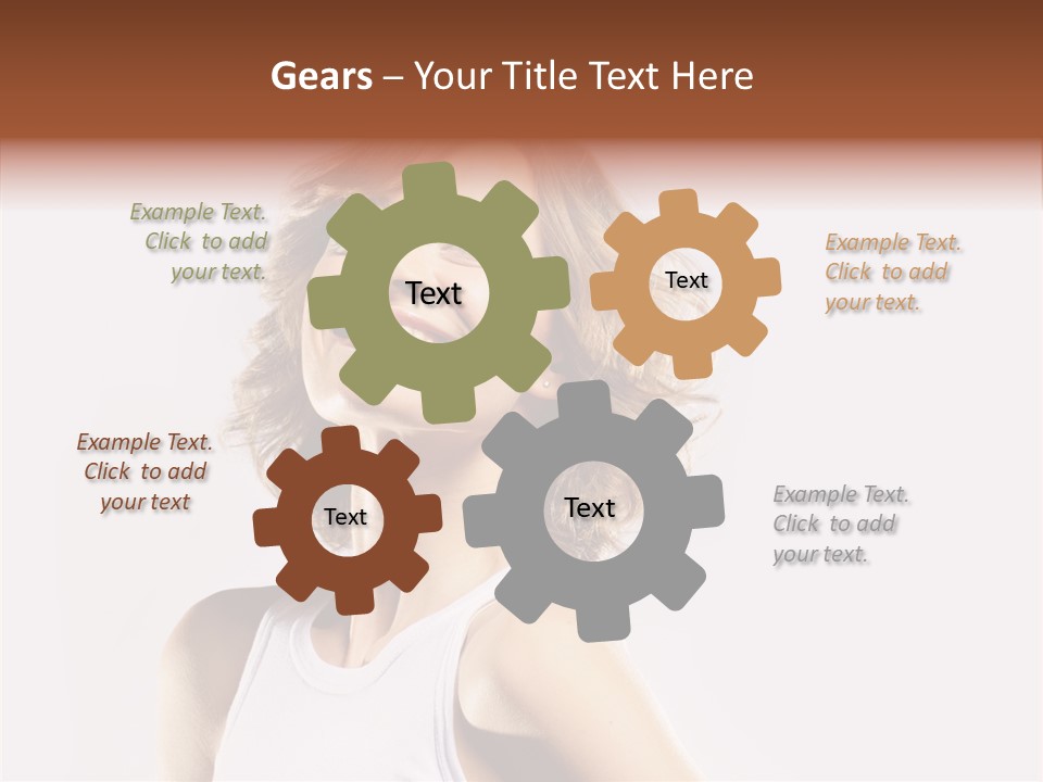 Smile Closeup Makeup PowerPoint Template