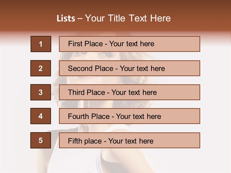 Smile Closeup Makeup PowerPoint Template