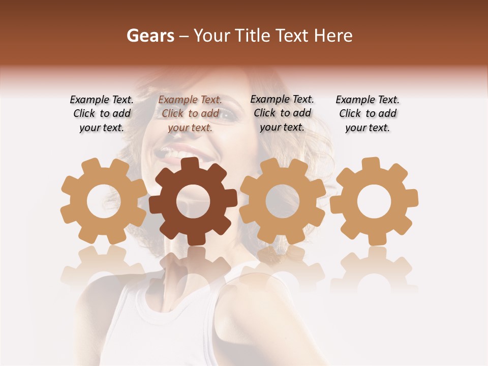 Smile Closeup Makeup PowerPoint Template