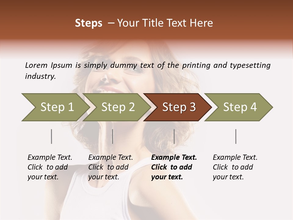 Smile Closeup Makeup PowerPoint Template