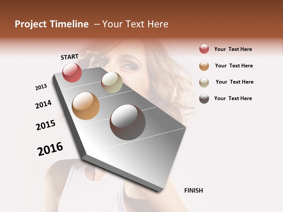 Smile Closeup Makeup PowerPoint Template
