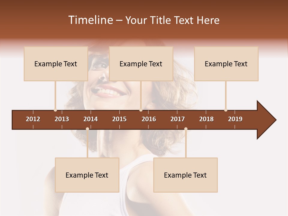 Smile Closeup Makeup PowerPoint Template