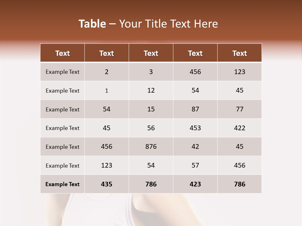 Smile Closeup Makeup PowerPoint Template