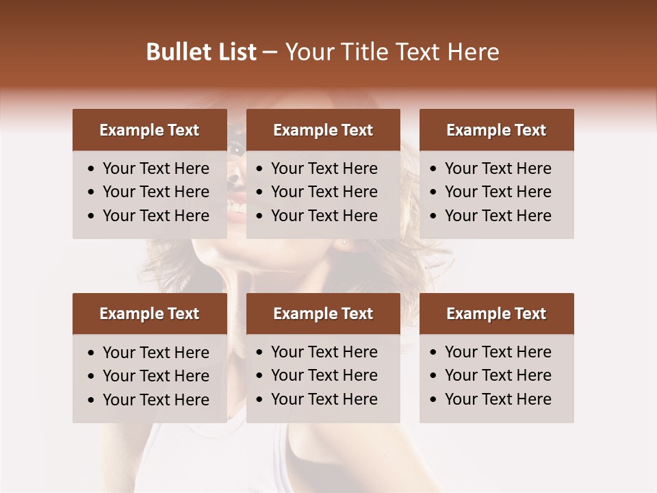 Smile Closeup Makeup PowerPoint Template