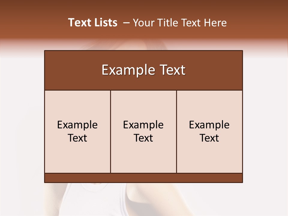 Smile Closeup Makeup PowerPoint Template