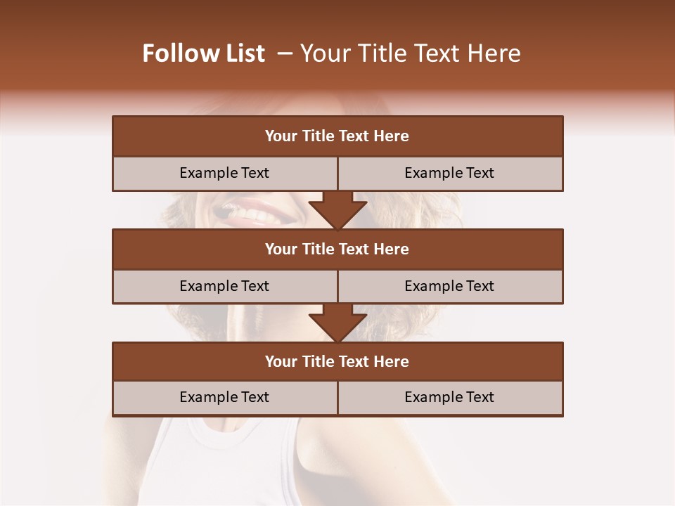 Smile Closeup Makeup PowerPoint Template