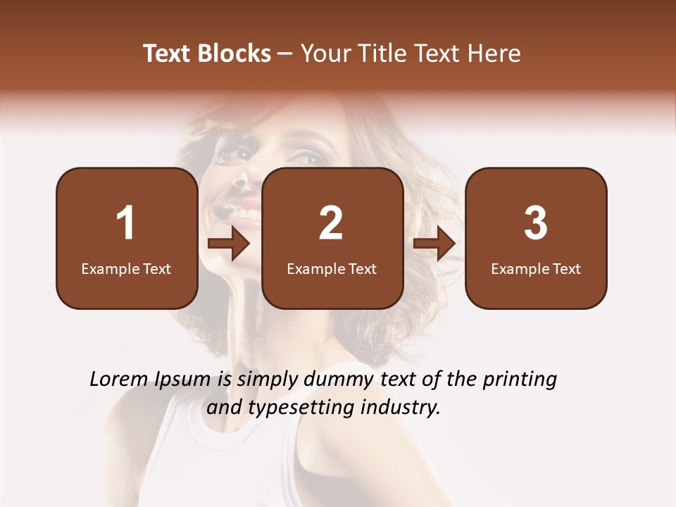 Smile Closeup Makeup PowerPoint Template