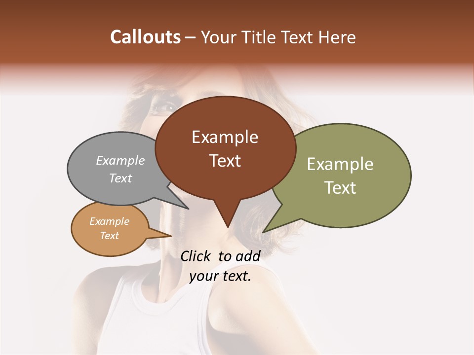 Smile Closeup Makeup PowerPoint Template