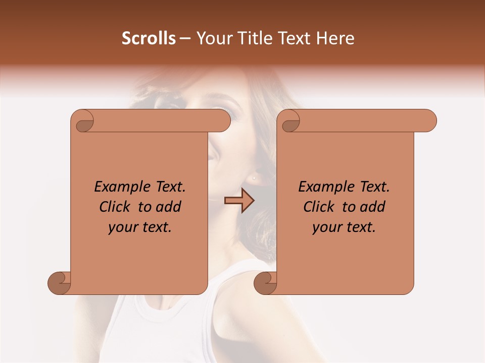 Smile Closeup Makeup PowerPoint Template