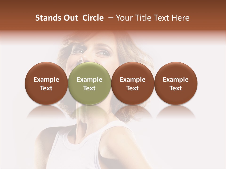 Smile Closeup Makeup PowerPoint Template