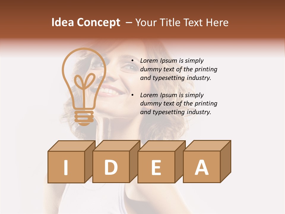 Smile Closeup Makeup PowerPoint Template