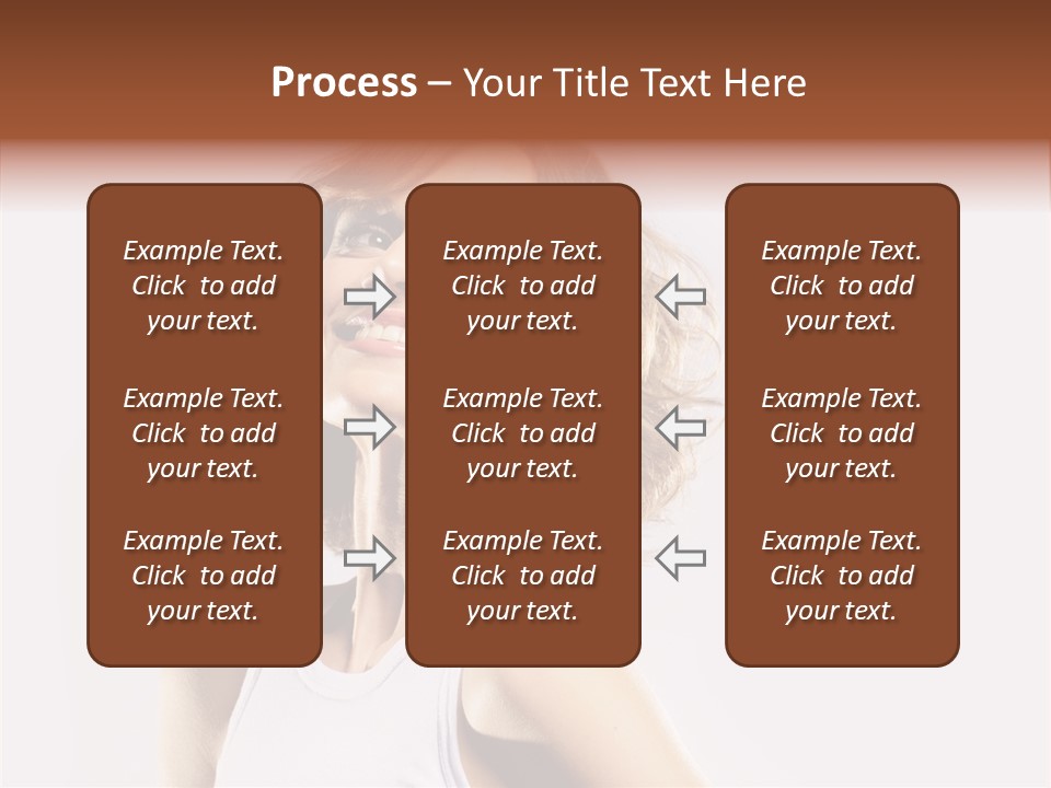 Smile Closeup Makeup PowerPoint Template