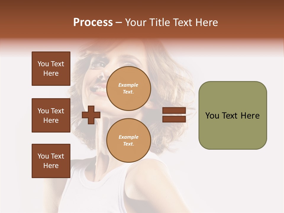 Smile Closeup Makeup PowerPoint Template