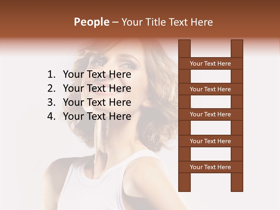 Smile Closeup Makeup PowerPoint Template