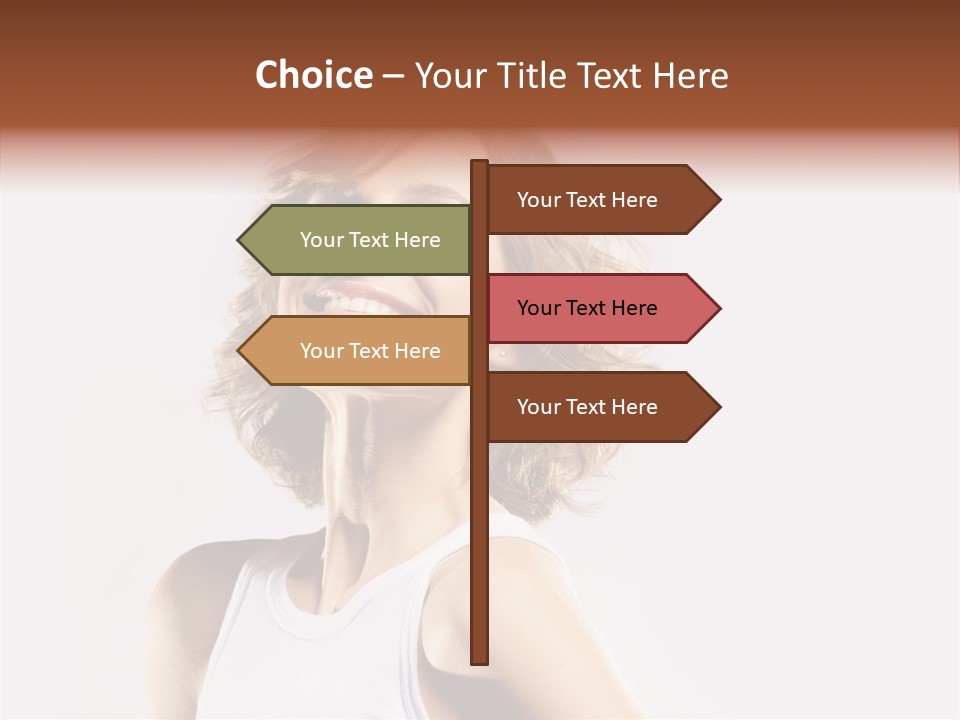 Smile Closeup Makeup PowerPoint Template