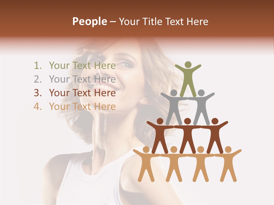 Smile Closeup Makeup PowerPoint Template