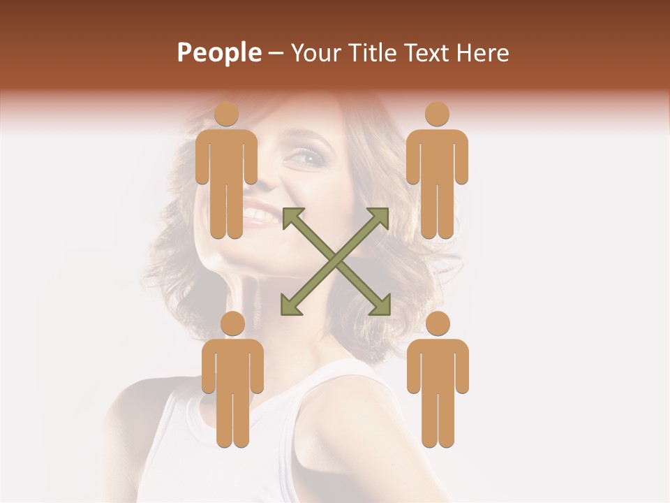 Smile Closeup Makeup PowerPoint Template