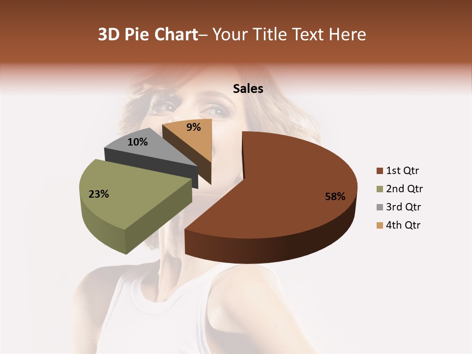 Smile Closeup Makeup PowerPoint Template
