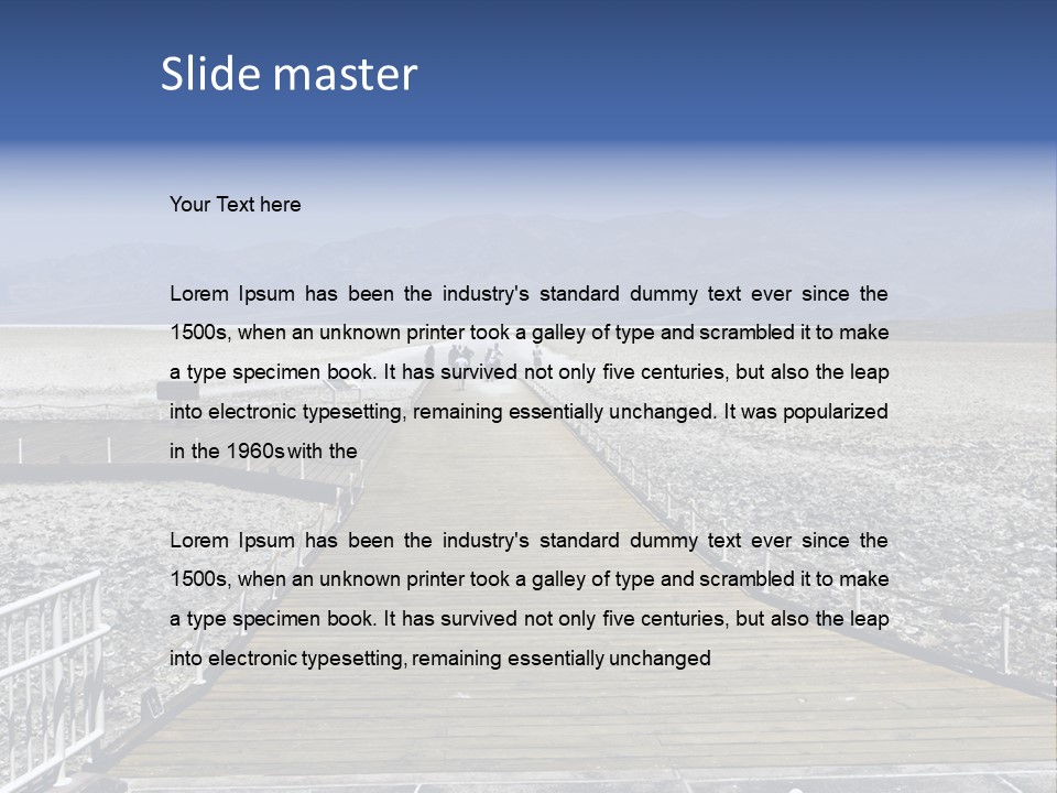 Sun Salt Death PowerPoint Template