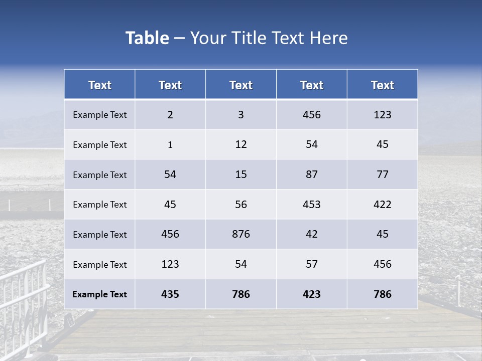 Sun Salt Death PowerPoint Template