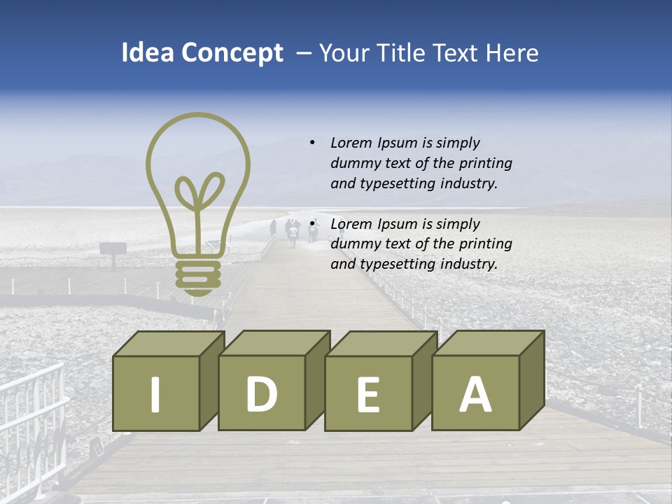 Sun Salt Death PowerPoint Template
