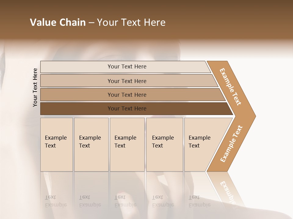 Portrait Fingers Skincare PowerPoint Template